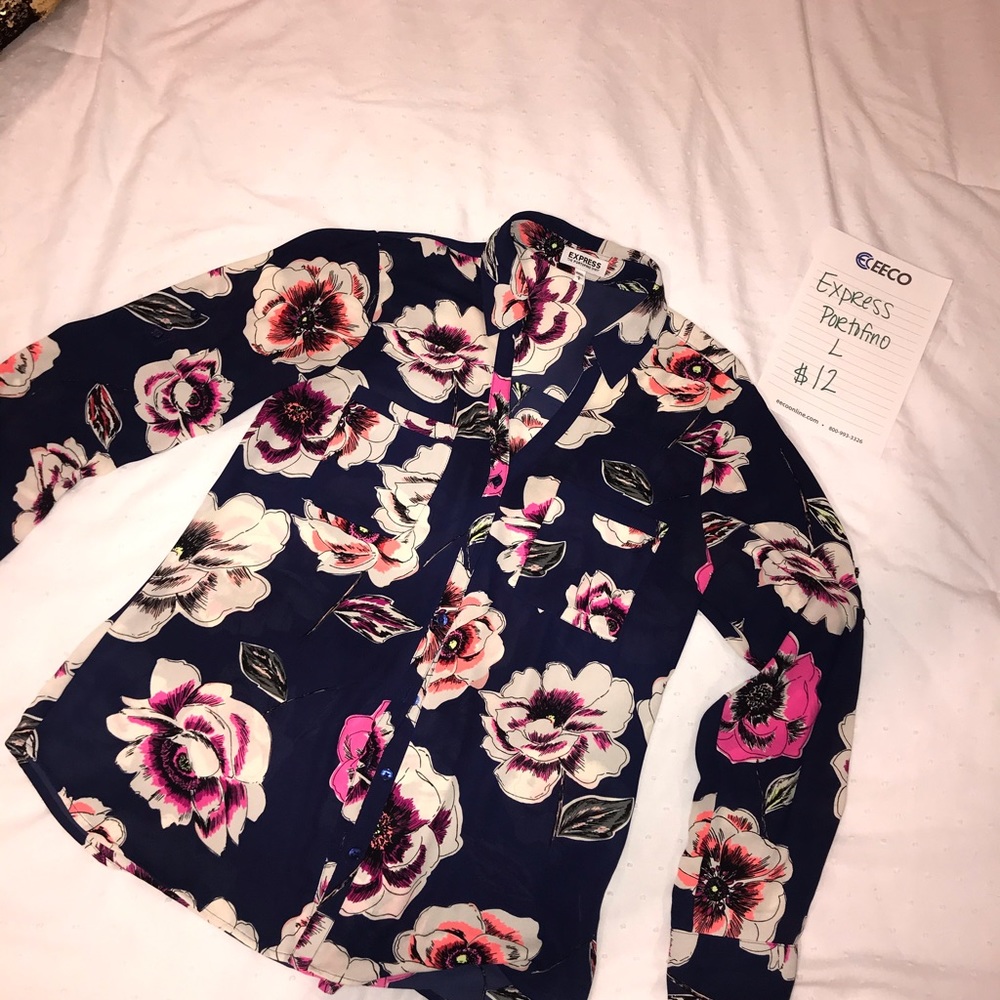 Lot of 6 Express Portofino dress shirts